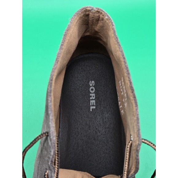 SOREL Madison Mens Size 9 Suede Chukka Boots Lace Up Shoes Brown